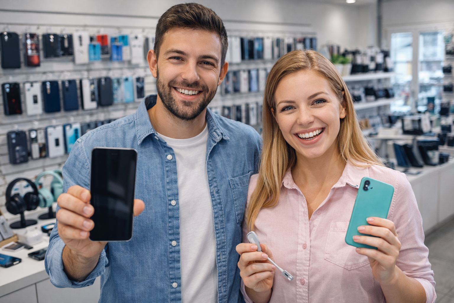 Picture of happy customers